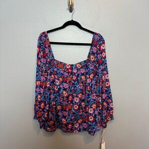 VINEYARD VINES tisbury floral long sleeve top size XXL